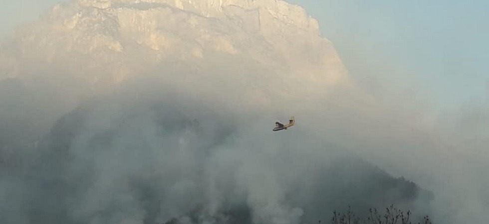 Incendio nella valle di San Lucano, recuperati i due escursionisti dispersi